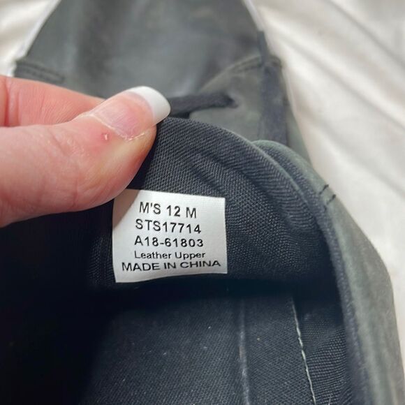 Sperry Top-Sider Striper LTT Grey Leather Lace Up Sneakers. Size 12 - Picture 8 of 8